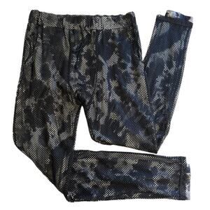 NWOT Kill City Black Mesh Overlay Tie Dye Pants M/L